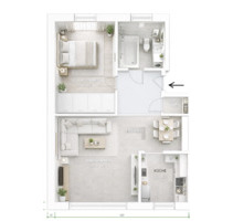 2-Room Apartment - 58 m² - available immediately - Sandhausen