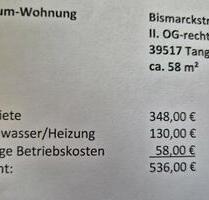3-Raum Wohnung - 536,00 EUR Kaltmiete, ca. 58,00 m² in Tangerhütte (PLZ: 39517) 3-Raum Wohnung - 536,00 EUR Kaltmiete, ca. 58,00 m² in Tangerhütte (PLZ: 39517)