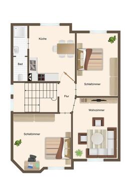 Foto - 3 Zimmer Etagenwohnung zur Miete in Rheine