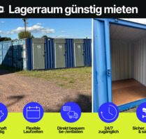 4,5 m² Lagercontainer mieten | Lagerraum mieten Brandenburg an der Havel | Garage Alternative