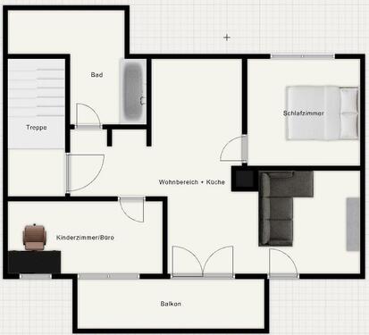 Foto - 3-Zimmer-Neubauwohnung zur Miete – Erstbezug (72m2)