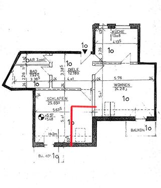 Foto - 90qm Wohnung 3Zi, Balkon, Würselen Kasinostr.