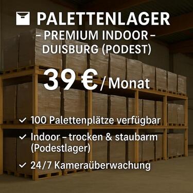 Foto - Palettenlager Indoor - 39,00&nbsp;EUR Kaltmiete,