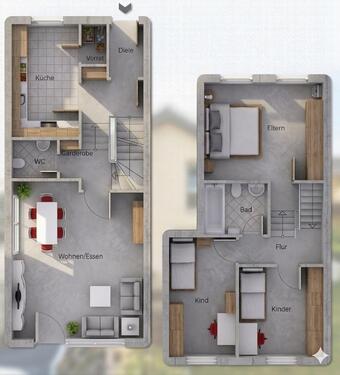 Foto - 4-Zimmer-Maisonette mit Hauscharakter, Garten & 2 Stellplätzen –