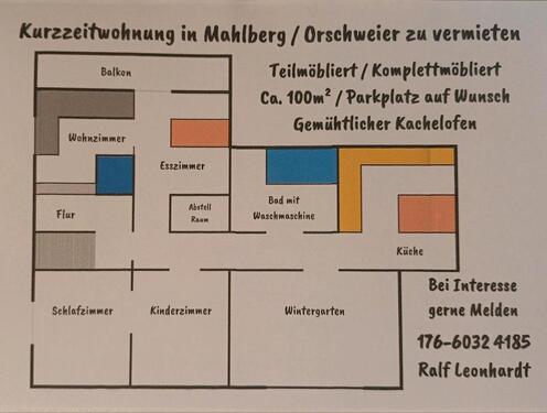 Foto - 4 Zimmerwohnung Mahlberg - 1.490,00&nbsp;EUR Kaltmiete, ca.&nbsp; 119,00&nbsp;m&sup2;