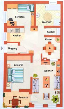 Foto - 3 Zimmer Terrassenwohnung zur Miete in Bernried