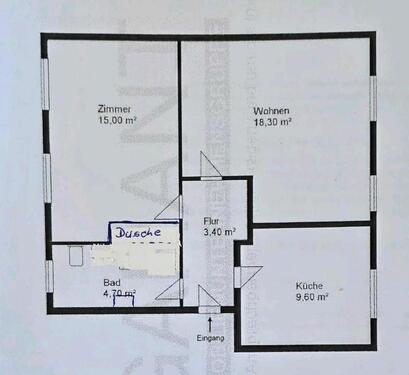 Foto - Kernsanierte 2-Zimmer-Wohnung in Dachau (Rumburger Ring)