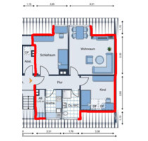 58 qm Dachgeschoss-Wohnung Wilhelmshöher Allee nahe Uni - Kassel Südstadt