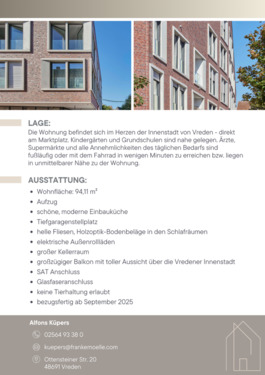 Foto - Etagenwohnung in Vreden