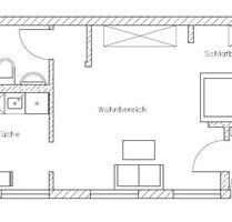 Schöne Wohnung in Waltrop - 280,00 EUR Kaltmiete, ca.  40,00 m² in Waltrop (PLZ: 45731)