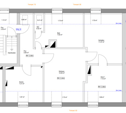 Foto - **3 ZKB Dachgeschosswohnung in Trier – Thyrsusstraße 46**Miete
