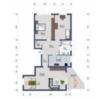 3 Zimmer Wohnung in Barmen - 1.090,00&nbsp;EUR Kaltmiete, ca.&nbsp; 100,00&nbsp;m&sup2; in Wuppertal (PLZ: 42289) Gemarkung Barmen