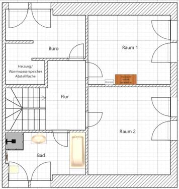 Foto - Etagenwohnung in Hagen im Bremischen zur Miete