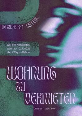 Foto - Mietwohnung in HH NIENSTEDTEN, 76qm, Balkon + Lichtdurchflutet