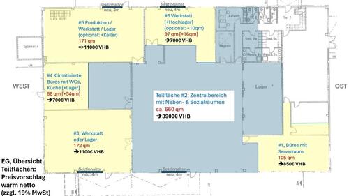 Foto - Einzeln oder in Kombination: Büro-, Lager- und Produktionsflächen (660440172120113105 qm)