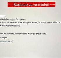 TG-Stellplatz zu vermieten, Lauffen am Neckar ab 01.07.2026 - Besigheim