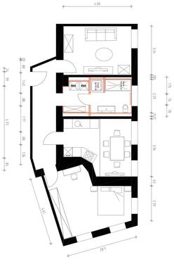 Foto - 2ZKB mit gehobener Ausstattung - 640,00&nbsp;EUR Kaltmiete, ca.&nbsp; 81,00&nbsp;m&sup2;