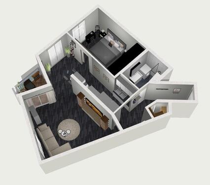 Foto - Schöne 2-Zimmer Wohnung - 595,00&nbsp;EUR Kaltmiete, ca.&nbsp; 62,00&nbsp;m&sup2;