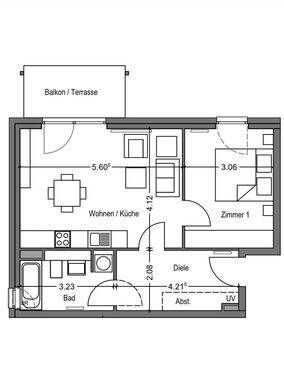 Foto - Barrierearme ETW m. Balkon & Tiefgarage am Stadtgarten von Privat