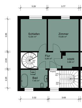 Foto - 4 Zimmer Maisonettenwohnung in Bremen