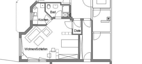Foto - 1 Zimmer Etagenwohnung zur Miete in Staufenberg