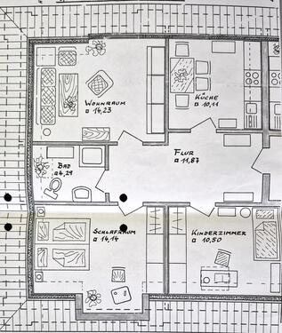 Foto - Dachgeschosswohnung im 2 OG in Hambergen-Spreddig