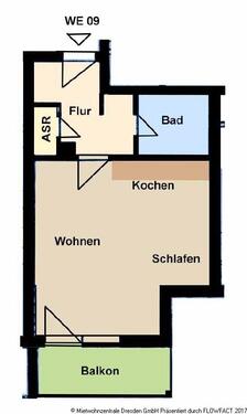 Foto - 1 Zimmer Dachgeschoßwohnung zur Miete in Bannewitz