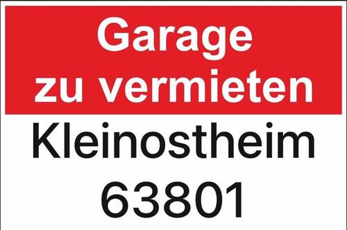 Foto - Einzelgarage zur Miete in 63801 Kleinostheim Garage Auto