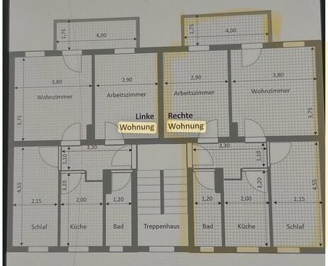 Foto - Helle Single Wohnung, EG, 3 Zimmer, 54m2, Balkon, Oststadt