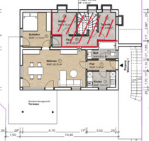 Einliegerwohnung 2,5 Zimmer - 600,00 EUR Kaltmiete, in Trossingen (PLZ: 78647)