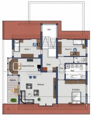 Foto - 4 Zimmer Etagenwohnung zur Miete in Nordheim