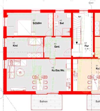 Foto - 3 Zimmer Etagenwohnung zur Miete in Painten
