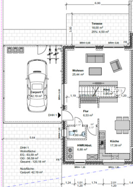 Foto - Warmvermietung! Neubau Doppelhaushälfte zur Miete; Fürstenau