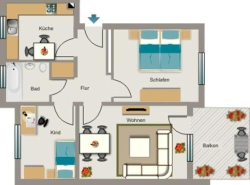 Foto - Etagenwohnung zur Miete in Krefeld