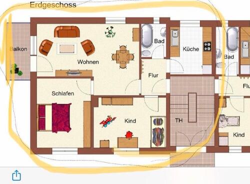 Foto - 3 Zimmerwohnung in Hannover Badenstedt