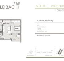 Neuwertige 2-Zimmer Wohnung (Balkon, Aufzug, Tiefgarage, Keller) - Neufahrn in Niederbayern