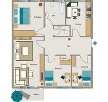 Wohnfühlen bei VIVAWEST - 781,00&nbsp;EUR Kaltmiete, ca.&nbsp; 82,18&nbsp;m&sup2; in Essen (PLZ: 45329) Stadtbezirk V