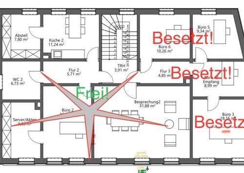 Foto - Büro Praxis - 700,00 EUR Kaltmiete, ca.  12,00 m²