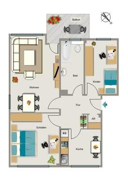 Foto - 3.5 Zimmer Etagenwohnung zur Miete in Essen