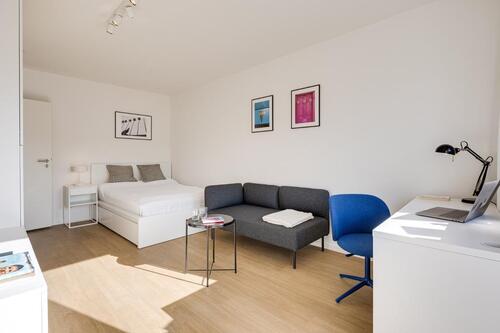 Foto - 1-Zimmer Apartment Schwabing Nord Vollausstattung mit Balkon