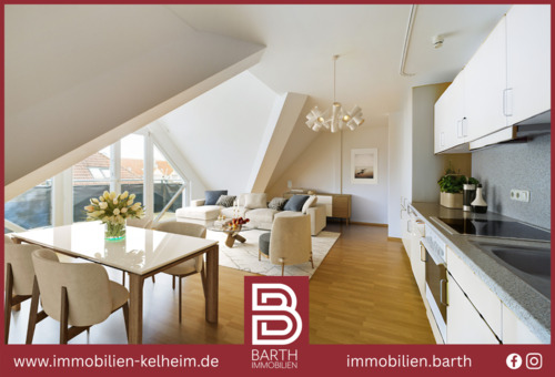Foto - Helle Dachgeschosswohnung mit großen Balkon und tollem Ausblick