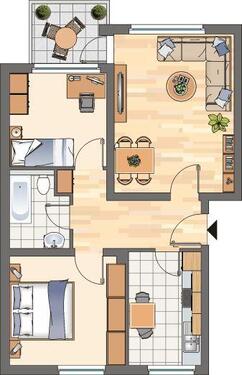 Foto - Etagenwohnung zur Miete in Kamen