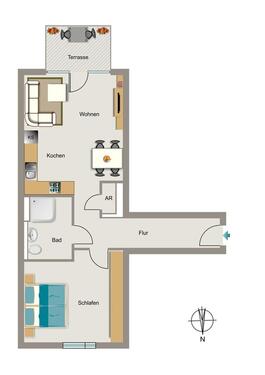 Foto - Etagenwohnung zur Miete in Neuss