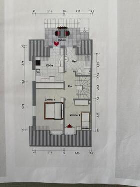 Foto - 3-Zimmer-Wohnung in einer gepflegten Doppelhaushälfte