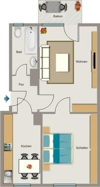 Foto - 2.5 Zimmer Erdgeschoßwohnung zur Miete in Essen