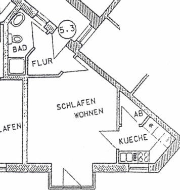 Foto - Moderne 1-Zimmerwohnung - 420,00 EUR Kaltmiete,