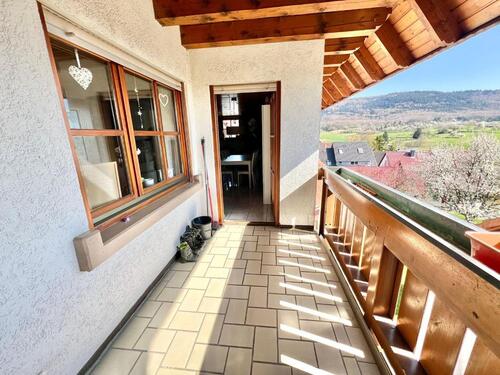 Foto - Ländlich und Gemütlich - Großzügige 3 Zimmer Wohnung mit Balkon und Garage in Oberschopfheim
