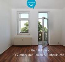 Ruhige Lage • Balkon • 3-Raum • Nussbaumlaminat • praktischer Grundriss • Bad mit Wanne • zur Miete - Chemnitz Ebersdorf