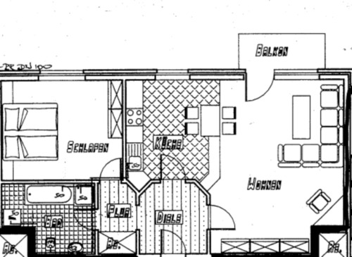 Foto - 2-Zimmer-Wohnung in 47647 Kerken