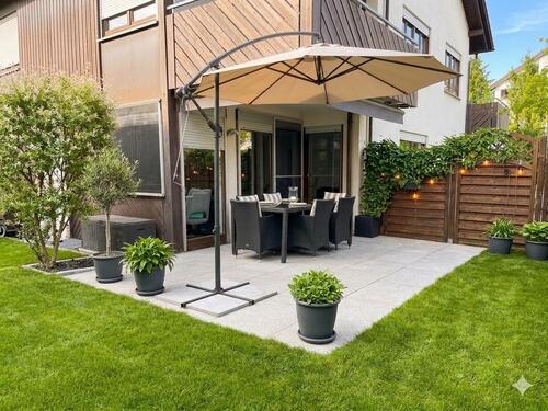 Foto - Eigentumswohnung 84 qm mit Garten, 1 Stellplatz, 1 Einzelgarage